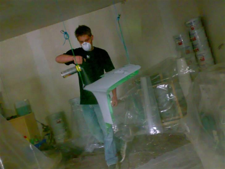 Aprilia Sonic Projekt - Så bliver der lige malet :) Hehe billede 16