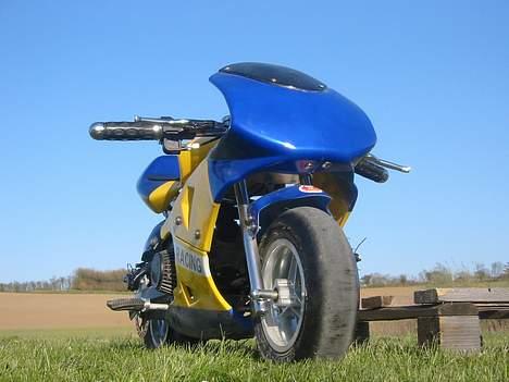 MiniBike Pocketbike SOLGT! - Holf kæft den ser OND ud!  billede 6