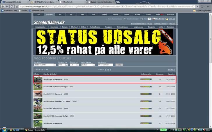 Suzuki DM 50 Samurai - tusind tak ska i have for den flotte placering :D det er jeg meget taknemmelig for! billede 20