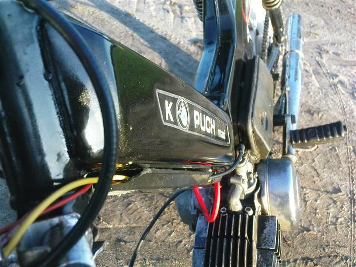 Puch Maxi KL _ byttet - her kan men se lidt af effekten i lakken billede 5