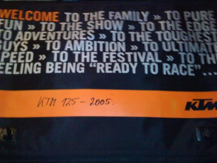 KTM SX 125 Alpha Series LC DD Solgt - mappen :D kig i bemærkninger for mere info :D billede 20