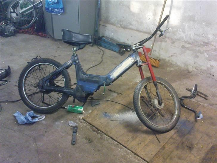 Puch Maxi k Winter ProJect - som den står lige nu med anden forgaffel top og styr billede 1