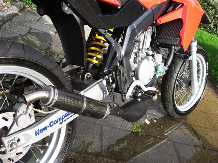 Aprilia SX50 - 80cc BaneJern No.2 - Sprød udstødning. billede 6