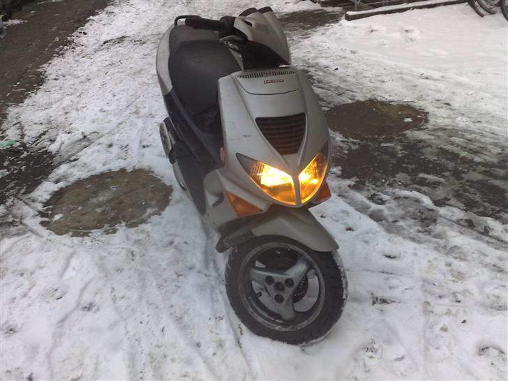 Peugeot speedfight 1Evo(skrottet) - sådan så den ud da jeg fik den til at køre billede 2