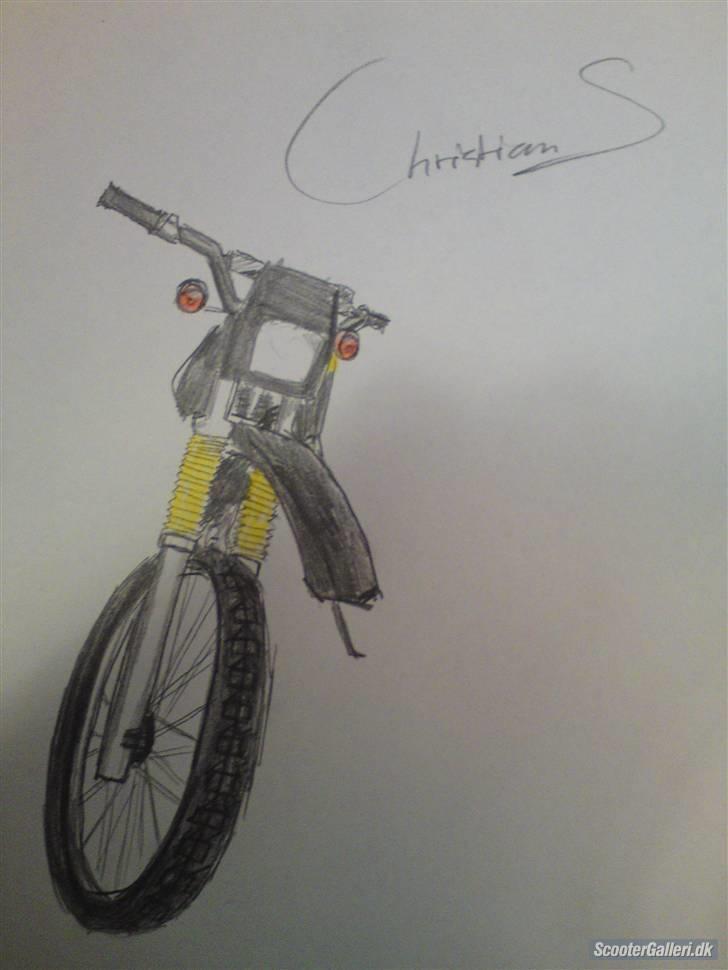 Suzuki Ts 50 - et billeder jeg fik tegnet af TEAM BARRØV DAN-DAN billede 8