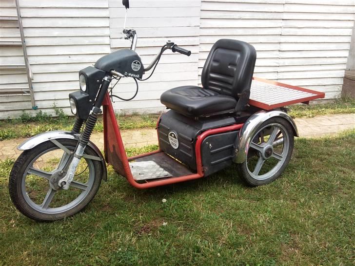 Puch Trilet 2000 -OFS- - Jeg syndes det har pyntet med ladet. den er langt mere brugbar nu. billede 5