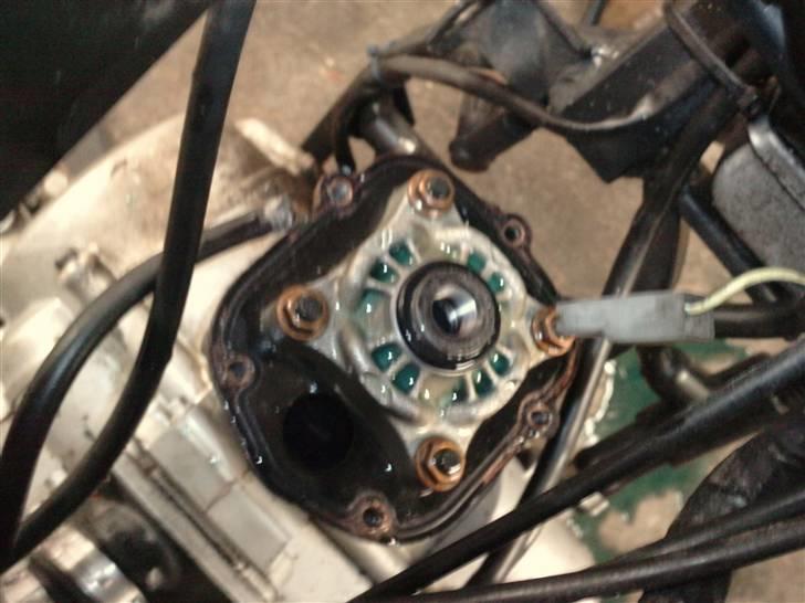 Aprilia sx 50 byttet til jog r - så kom der sq negra på :D billede 2