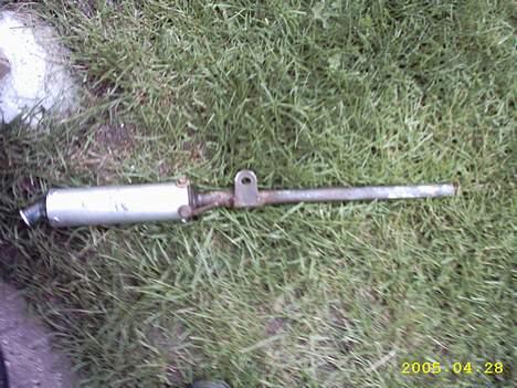 Vespa ciao [SOLGT] - gammel serpent udstødning fra maxi... ska laves lidt om :P billede 11