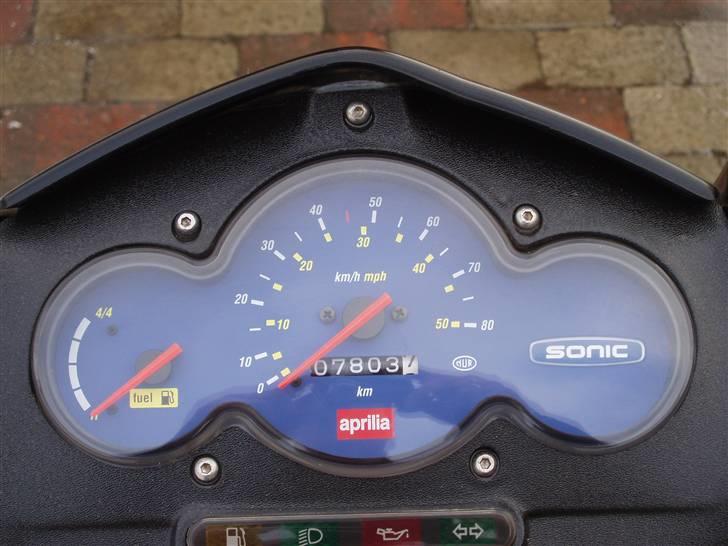 Aprilia sonic,(DET SORTE DYR1.) billede 5