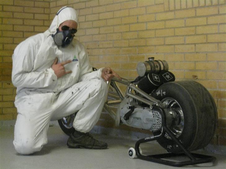 Yamaha 2 cyl sprinter solgt - Jakob Bæk i forklædning :P billede 2