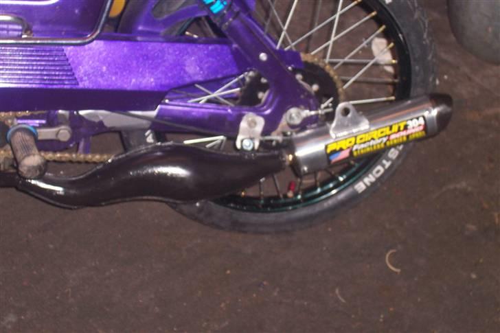 Puch byttet - udstødningen :) selv lavet den :D  billede 2