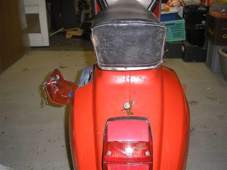 Vespa 50 n  - her er det org sæde smil billede 9