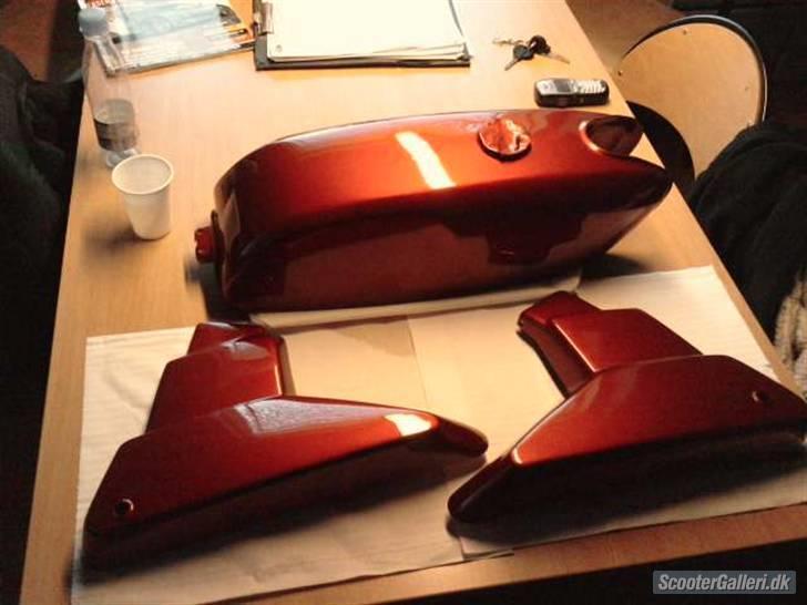 Yamaha Fs1 K1 4 Gear - Ny lakeret, den 25/2-10. Rødmetal:) billede 2