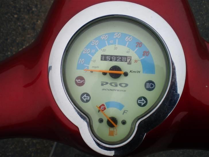 PGO rodoshow SOLGT  - man kan ikke mærke at den har kørt så meget. billede 5