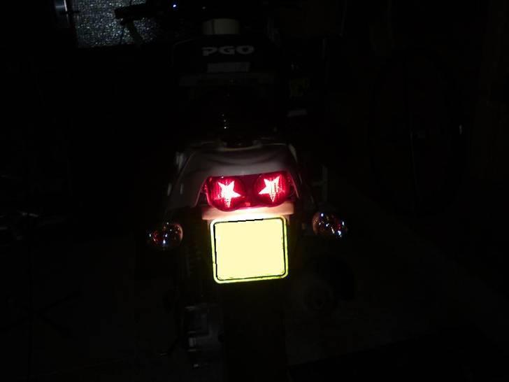 PGO Hot50 - Baglygte. billede 3