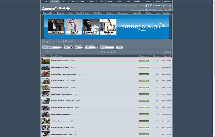Derbi Senda Sm extreme  billede 20