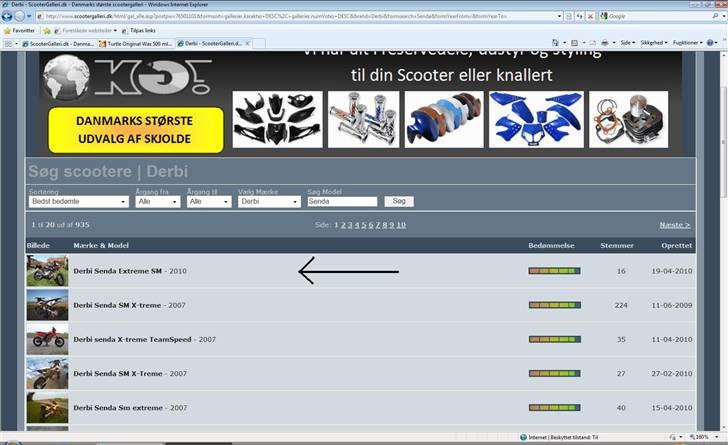 Derbi Senda Extreme SM  "Solgt" billede 9