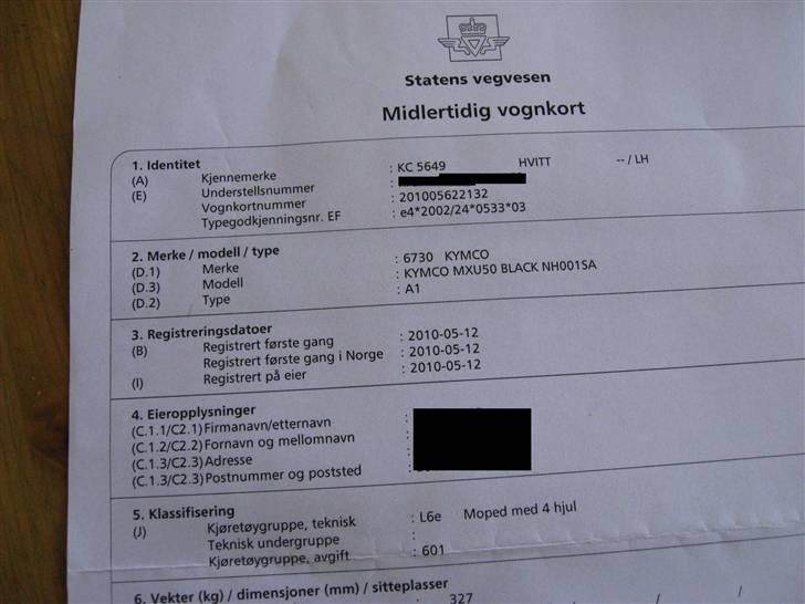 Kymco MXU 50 (Skrottet) billede 8