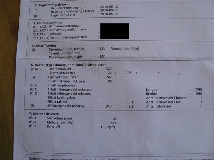 Kymco MXU 50 (Skrottet) billede 9
