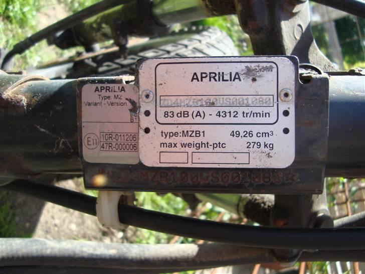 Aprilia SR 50 DD Under Ombygning billede 7