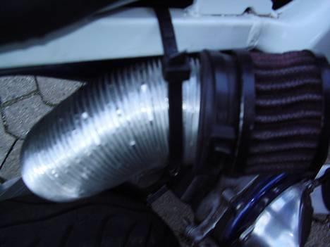 Suzuki street magic (byttet)  - alu slange til mit luftfilter så jeg kan køre i regnvejr (som jeg ikke gør)  billede 8