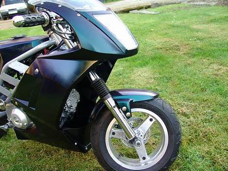 MiniBike pocketbike SOLGT. - Her kan man rigtig se farveskiftet billede 12