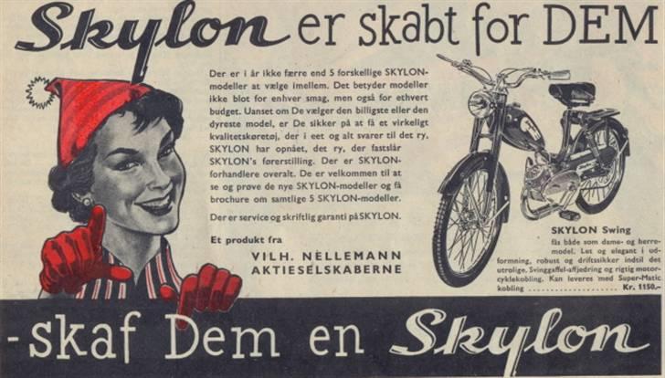 Veteraner skylon 55 dame model - jeg samler på skyln knallerter og har pt. tre forskellige modeller i samlingen. billede 3