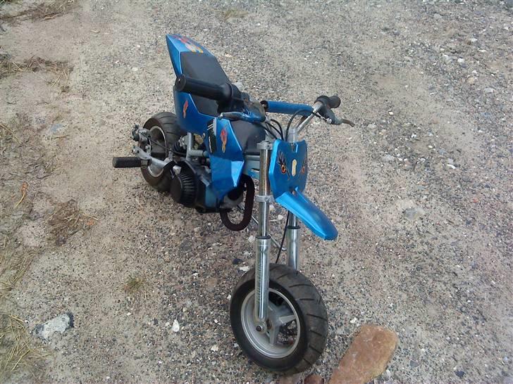 MiniBike Pocket Dirtbike ~SOLGT~ - FØR! billede 14