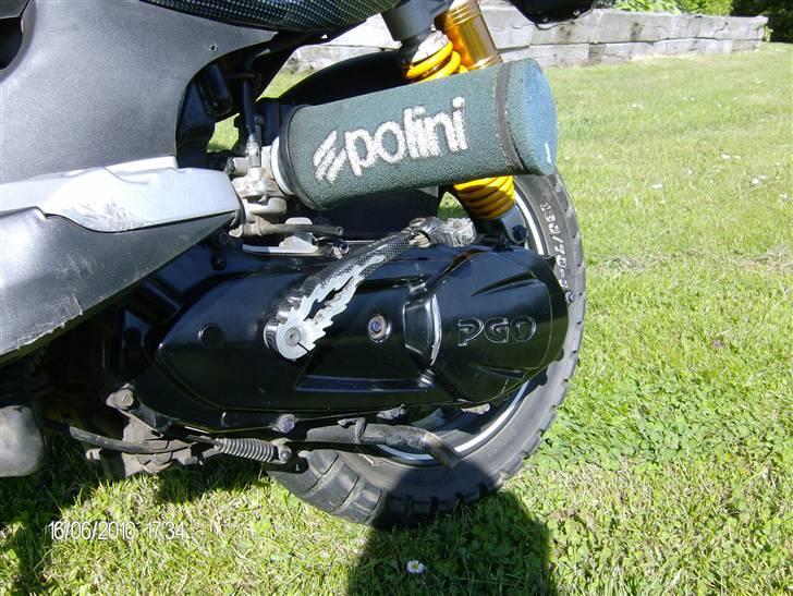 PGO PMX NAKED CARBON SOLGT billede 20