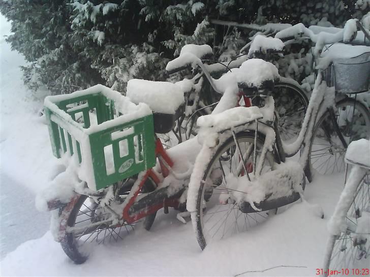 Puch Maxi K E50 SOLGT - I vinters, startet stadig på første huk ;-) (2009). billede 9