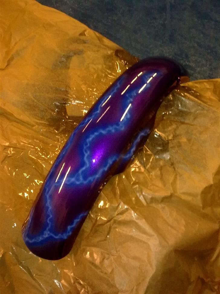 Kinroad Chopper *Shift* - Forskærm, som jeg selv har lakeret, lige efter klarlak billede 17