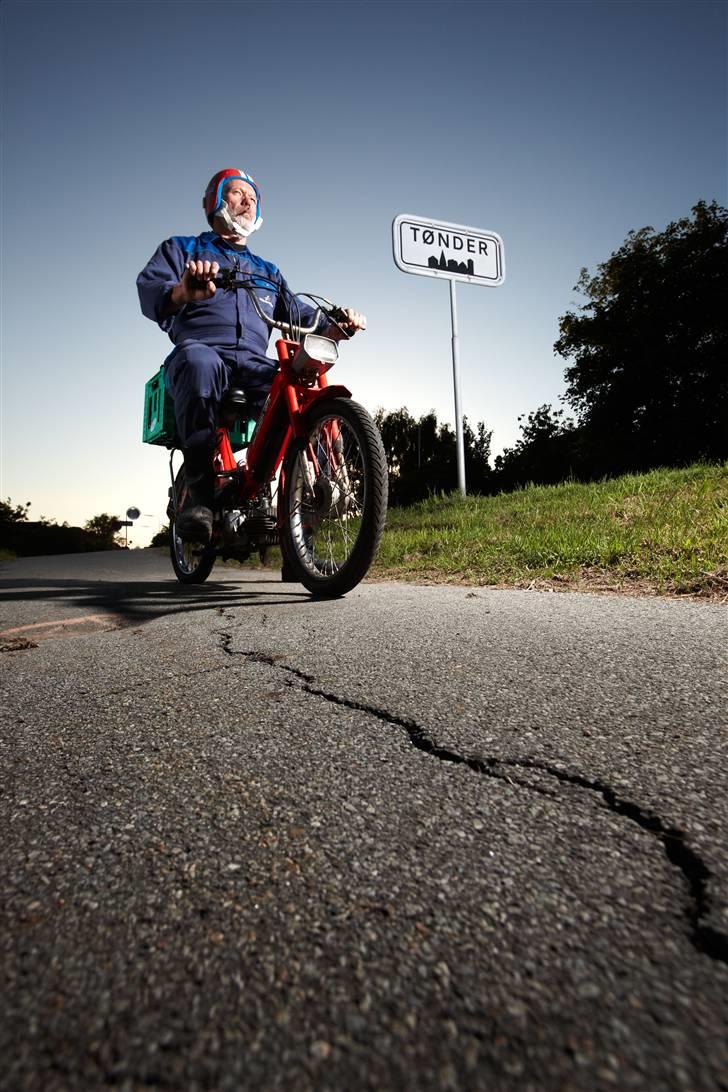 Puch Maxi p (solgt) - billedet er fra en fotograf... den har været med i en avis :) billede 12