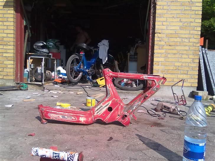 Puch Maxi P 1979 - Byttet - stellet slebet ned billede 4