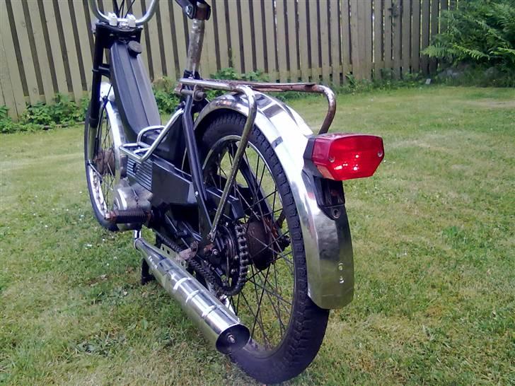 Puch Maxi P 1979 - Byttet - helt ny krom bagskærm billede 12