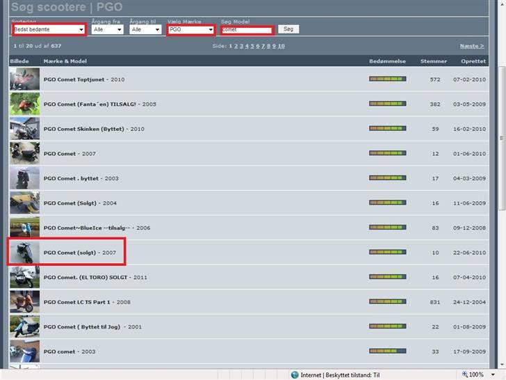 PGO Comet (solgt) billede 6