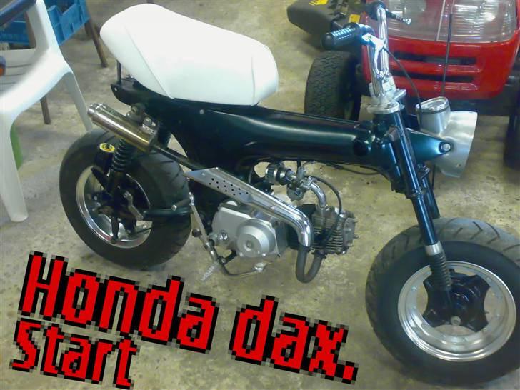 Honda Dax. Den gamle. taget a spasserne - Da jeg købte den for omkring 4½ år siden billede 2