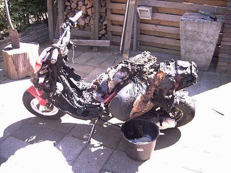 PGO Hot 50 ~ brændt ~ - efter den var brandt ned :´( billede 20