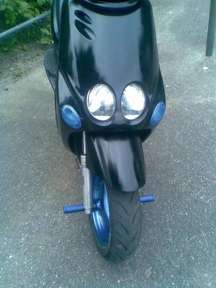 Yamaha neos - blå blinkglas billede 10