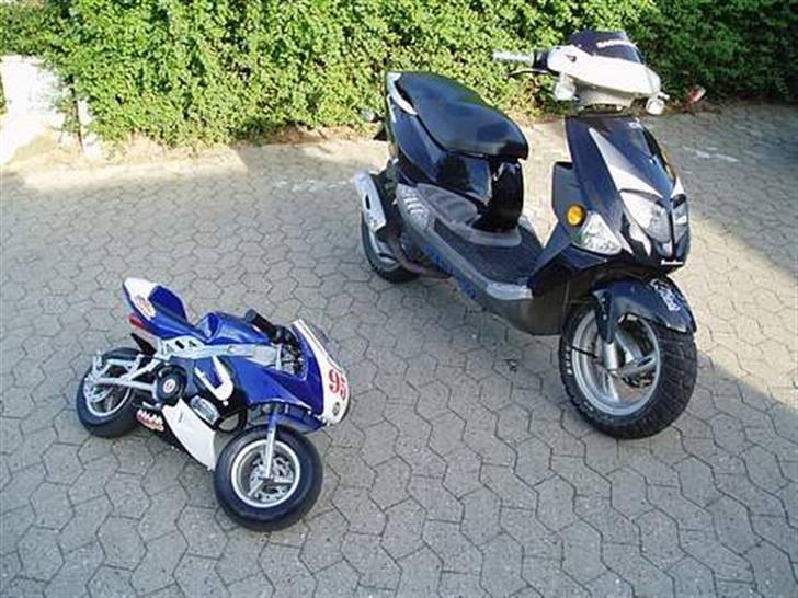 MiniBike Pocketbike Custom - Min første Minibike jeg købte og kørte race på dengang jeg havde Scooter os.. Der erlidt flere billeder af den under Scooteren jeg havde dengang. billede 20