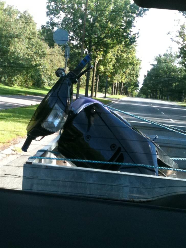 Yamaha jog # væk - Da jeg hentede den, på vej hjem ;) billede 5