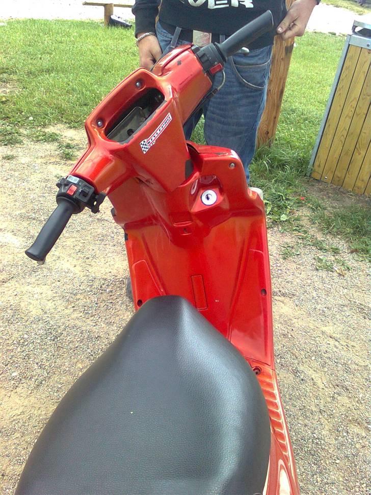 Yamaha spy (under ombygning) - billedere fra den gang hvor jeg købte den hvor den havde lidt skader billede 2