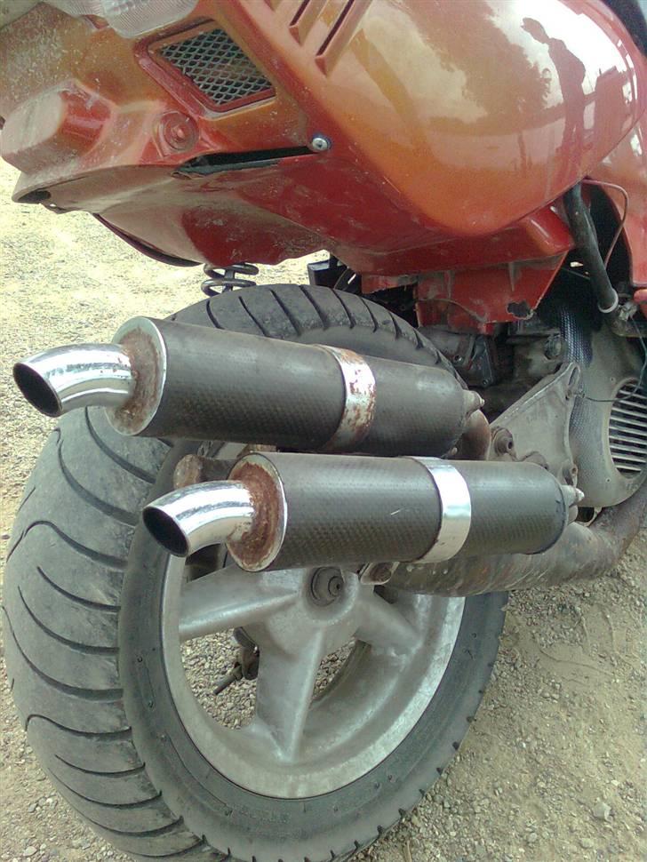 Yamaha spy (under ombygning) - billedere fra den gang hvor jeg købte den hvor den havde lidt skader billede 5