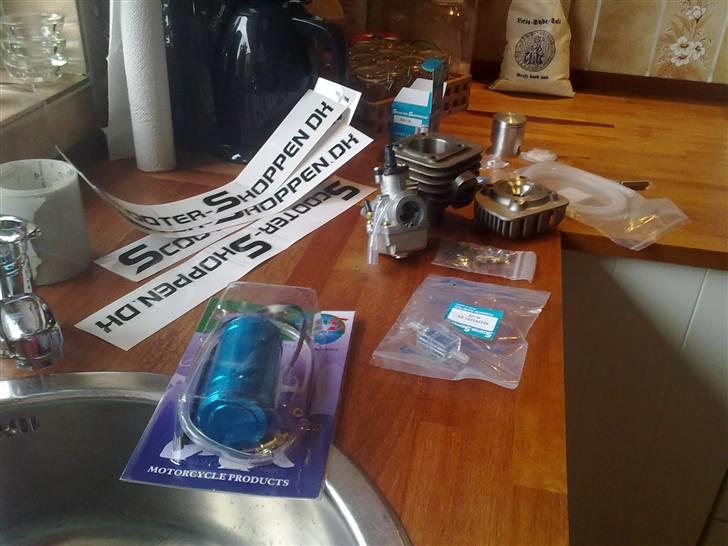 PGO hot 50 bytted til rmx   - det så det tun sæt jeg købte til den  billede 20