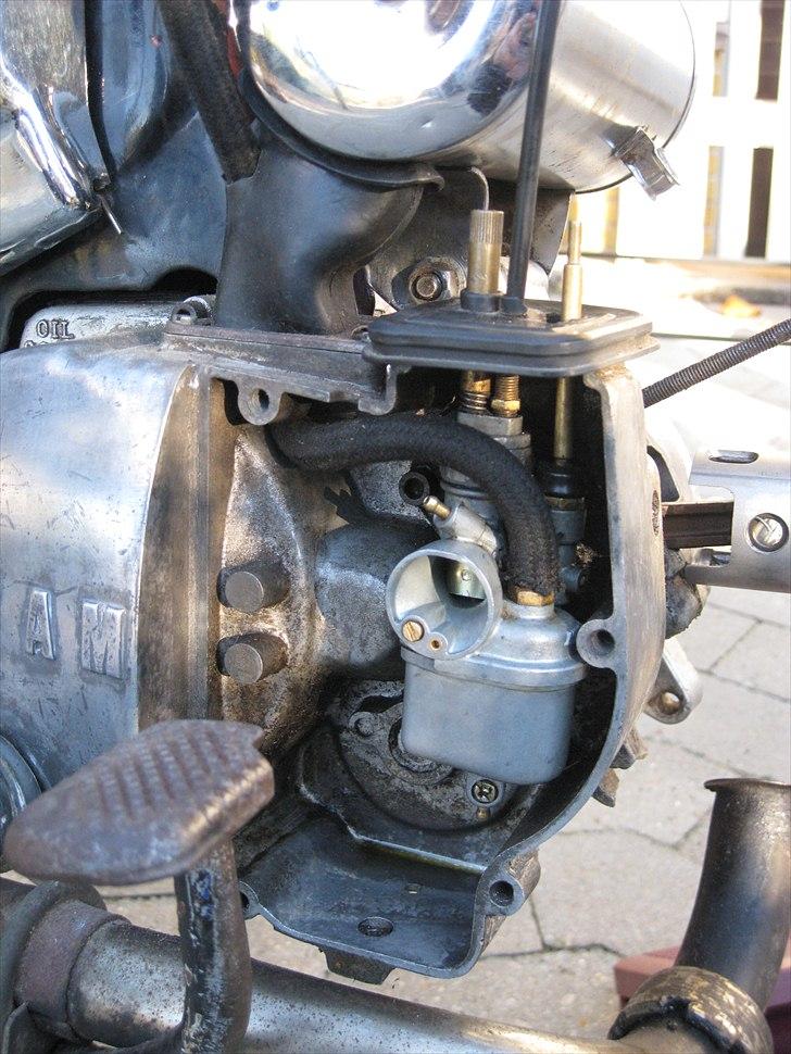 Yamaha Fs1 4 gear - Mikuni 16mm - 16mm indsugningsplade. billede 4