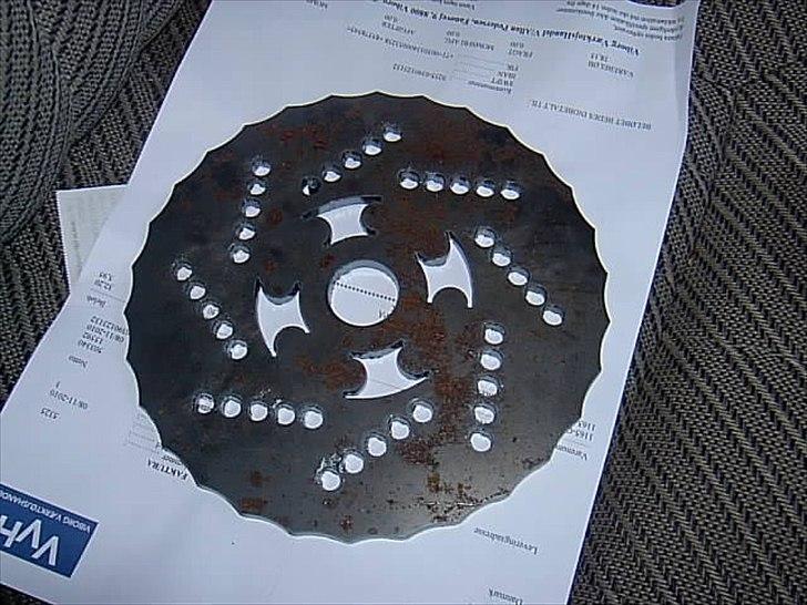 Yamaha Jog Space( Projekt ) - Den nye bremseskive. billede 13