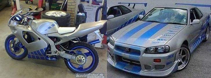 Aprilia Rs50 Nu Skyline byttet - Nå Derfor Folk Siger "DE KENDER DEN FRA EN ELLER ANDEN FILM" Når jeg kommer trillende billede 20