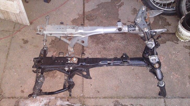 Skyteam Monkey, Z 50 J - Før Renovering.
Det sorte stel, var den her Monkey med Grøn tank på.... billede 19