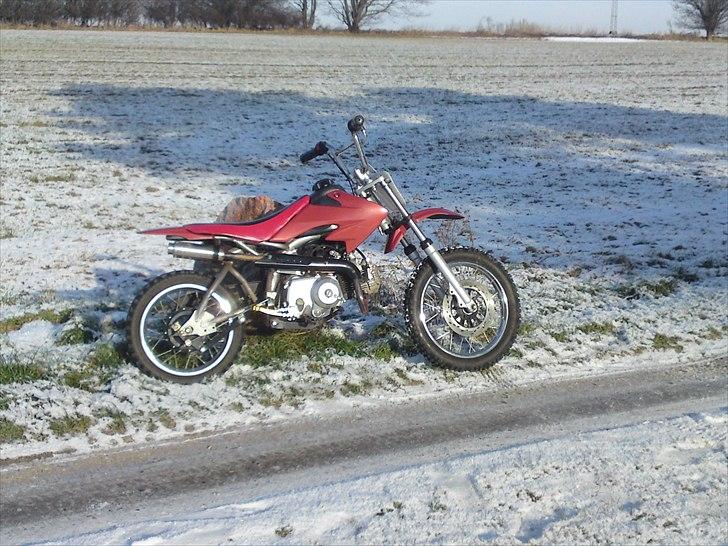 MiniBike dirtebike (TIL SALG BYD) billede 6