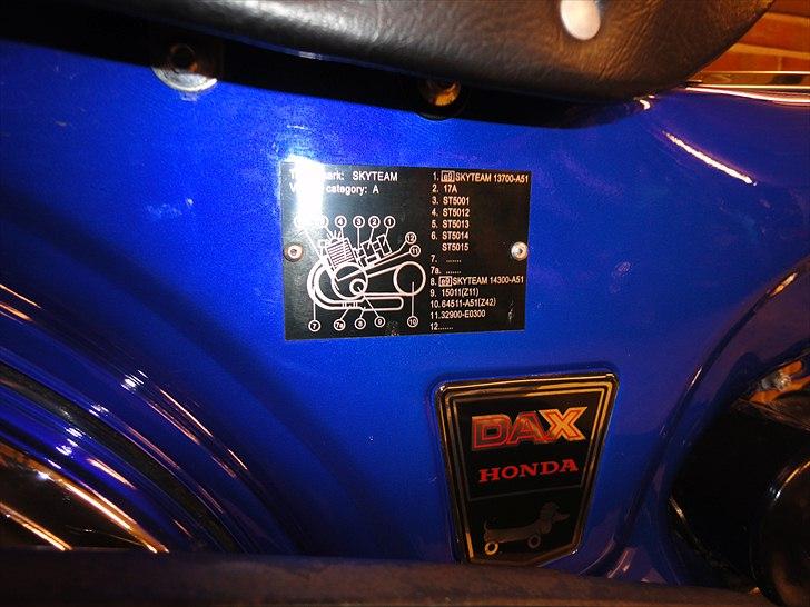 Skyteam "Dax Automatgear - jeg mangler at få sat mit honda dax håndtag på billede 18