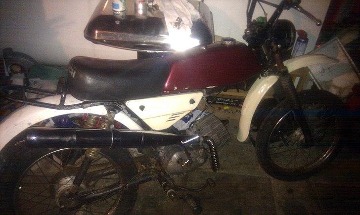 Puch pioneer (solgt) - næsten som den så ud da jeg hentede den  billede 10